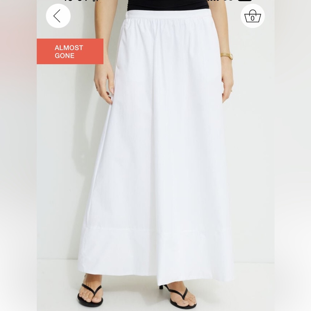 Dynamite Lily voluminous poplin maxi skirt